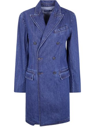 Ralph Lauren Woven Top Coat Trench Denim