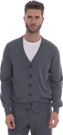 Gran Sasso Cardigan bottoni Grigio medio Gran Sasso Uomo