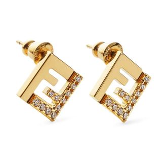 Fendi Earrings, female, Yellow, ONE SIZE, Forever earrings