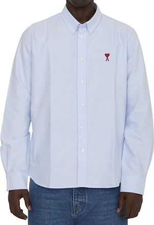 Ami Light Blue Regular Shirt