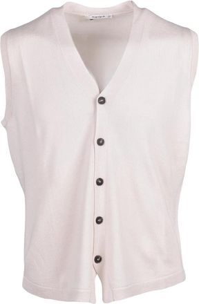 KANGRA Refined Sleeveless Vest In Extrafine Merino Wool