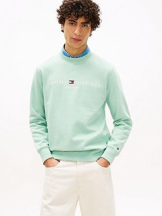 Tommy Hilfiger Logo Embroidery Fleece Sweatshirt