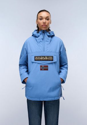 Napapijri Funktionsjacke NAPAPIJRI RAINFOREST, Damen, Gr. XL, riviera b3e, Web, Obermaterial: 100% Polyamid, regular fit normal, Rundhals, eingesetzt gerader Ab