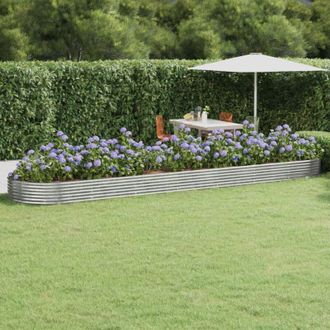 vidaXL Furniture Limited - Jardinera Arriate Acero Recubierto Polvo