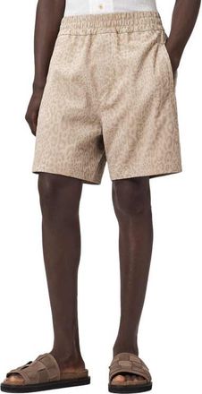 AllSaints Hockley Suede Shorts in Pasilla Brown at Nordstrom, Size X-Small