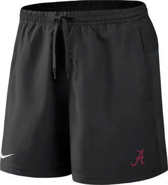 Nike Alabama Primetime Primary Logo Nike Mens Dri-FIT College Form Shorts in Black | 045T00AABN-8DV