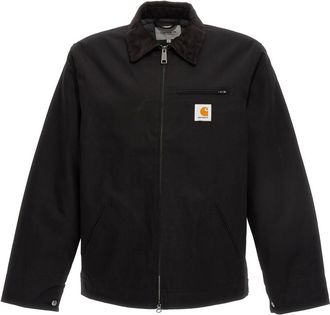 Carhartt Work in Progress Black Solid Shirt Collar Jacket