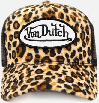 Von Dutch Womens Von Dutch Vanimal Trucker Leopard Caps - Multi