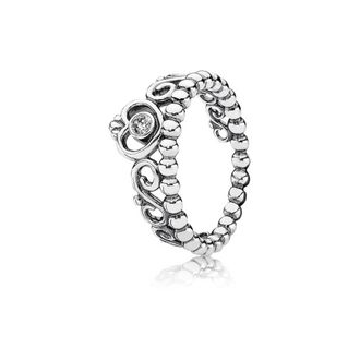 Pandora Ladies Princess Tiara Crown Ring, Size 50