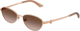 Jimmy Choo London JC4032BD Asian Fit 300813 Womens Sunglasses Gold Size 53