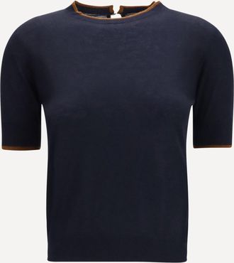 Max Mara Silk and wool T-shirt Female S