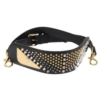 Fendi Pre-owned Accessories, female, Black, Size: ONE SIZE Pre-owned Vintage Shoulder Strap