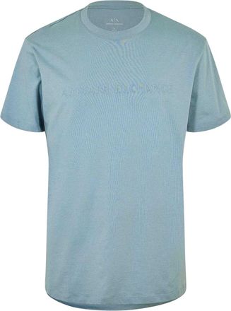 A|X Armani Exchange Heren T-shirt met reli&euml;f (Lead)