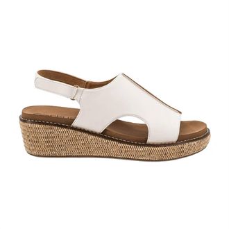 Corkys Footwear Womens Volta Ii Wedge Sandal In White
