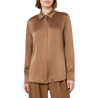 Max Mara Mujer, Blusas y Camisas, Marr&oacute;n, Talla: 2XS