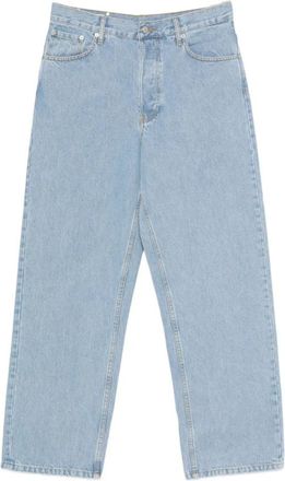 Dries Van Noten Straight Jeans - Heren - Regular Fit Jeans - Blauw - W34 - Katoen - Jeans