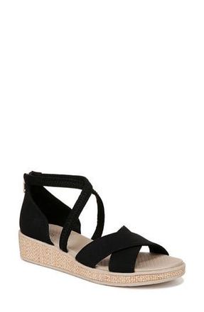 Life Stride Bali Wedge Sandal in Black at Nordstrom Rack, Size 6.5