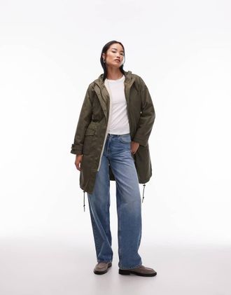 Levi's Crawford - Parka kaki stile western 3 in 1-Verde