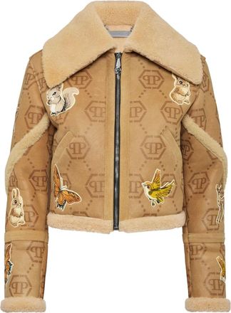 Philipp Plein Giacca con ricamo - Toni neutri