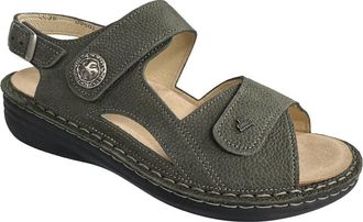 Finn Comfort Barbuda Sandal in Olive Nubuk at Nordstrom, Size 7-7.5Us