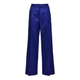 Cellar Door Broeken, Dames, Blauw, M, Katoen, Jonap Broeken