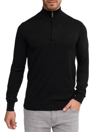 Indicode Troyer INDICODE Lillamos, Herren, Gr. XXL, schwarz, Strick, Obermaterial: 80% Baumwolle, 20% Polyamid, unifarben, normal, ohne Ausschnitt, Pullover Tr