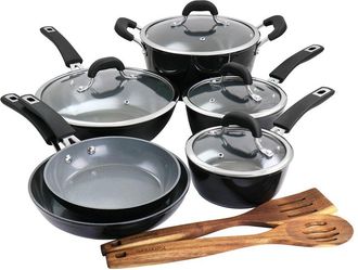 Kenmore 12Pc Ceramic Coated Aluminum Cookware Set