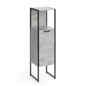 Vicco Armario Mediano Fyrk, Hormig&oacute;n, 33 X 120.4 Cm Vicco