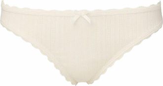 WeWoreWhat Low Rise Brief in Ivory at Nordstrom, Size X-Small