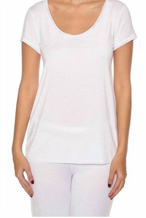 Addiction Lingerie Two Piece T-Shirt And Pants Set In White