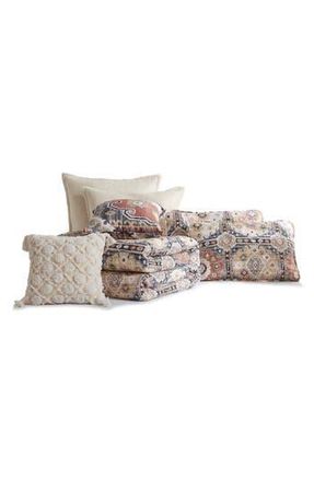 Southshore Fine Linens Kilim 7-Piece Oversized Quilt Bedding Set in Natural at Nordstrom Rack, Size California King