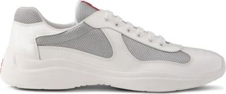 Prada Sneakers Americas Cup con inserti in rete - Bianco