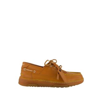 Off-white Bruine leren hybride bootschoenen - Heren - Bootschoenen - Bruin - 39 EU - Leer - Schoenen