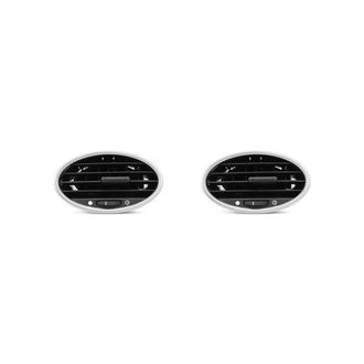 OEM Boquillas De Ventilaci&oacute;n Para Salpicadero De Coche Para Focus Mk2 2005-2013, Tapones Decorativos Para Salidas De Aire Acondicionado, Color Plata