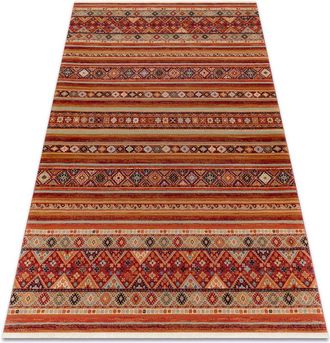 RugsX Rugsx - Carpet Wool keshan fringe, oriental 7685/53578 terracotta orange 300x380 cm