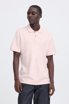 Blend Poloshirt BLEND BHABDO POLO S/S, Herren, Gr. XXL, chalk pink, Jersey, Obermaterial: 100% Baumwolle, unifarben, regular fit, Shirts Poloshirt