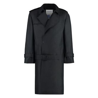 Burberry Coats - Heren - Trenchcoats - Zwart - M - Jassen