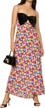 Rixo Leanne Dress In Rose