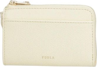 Furla Laura M Portemonnee - Dames - Portefeuilles - Geel - ONE Size - Leer - Accessoires