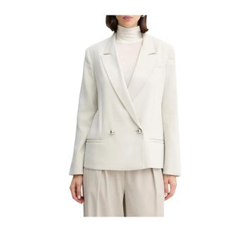 A|X Armani Exchange Blazers, female, White, L, Blazer