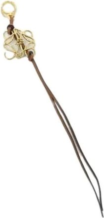 Loewe Pre-owned Accessories, female, Brown, Size: ONE SIZE Pre-owned Leather Key-holder