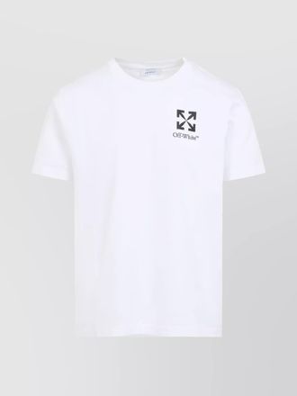 Off-white slim fit short sleeve t-shirt