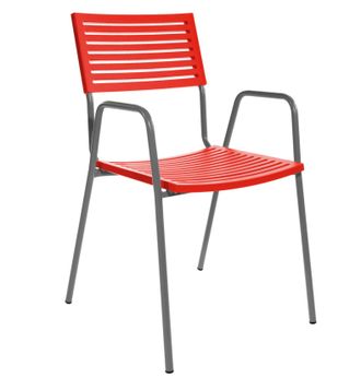 Schubiger M&ouml;bel Gartenstuhl Bodensee Lamello mit Armlehne