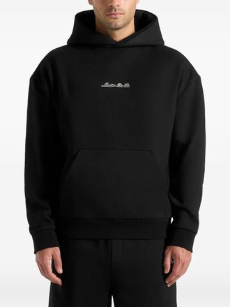 Mani&egrave;re De Voir Ollie kangaroo-pocket hoodie - Black