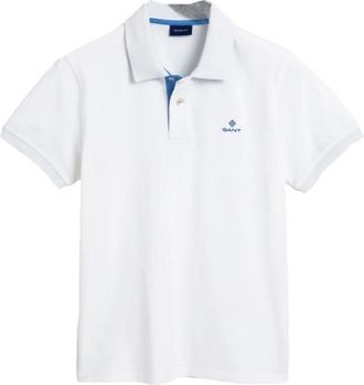GANT Polo Rugger - Heren - Polos - Wit - S - Tops