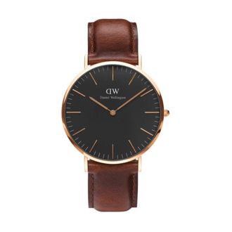Daniel Wellington Watches, male, Brown, Size: ONE SIZE Elegant Rose Gold Ladies Classic Watch