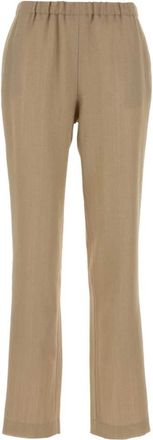 Loulou Studio Wide Trousers, female, Beige, Size: S Scot Straight Leg Pants