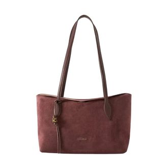 Coccinelle Bolso de mano Ante/Piel Graneada - Bags - Mujer - Rojo - ONE SIZE