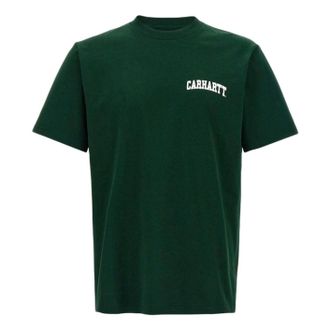 Carhartt Work in Progress University Script Short Sleeve T-Shirt Green I034852-2RQ-XX