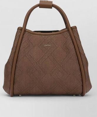 Max Mara marine medium bucket bag top handles